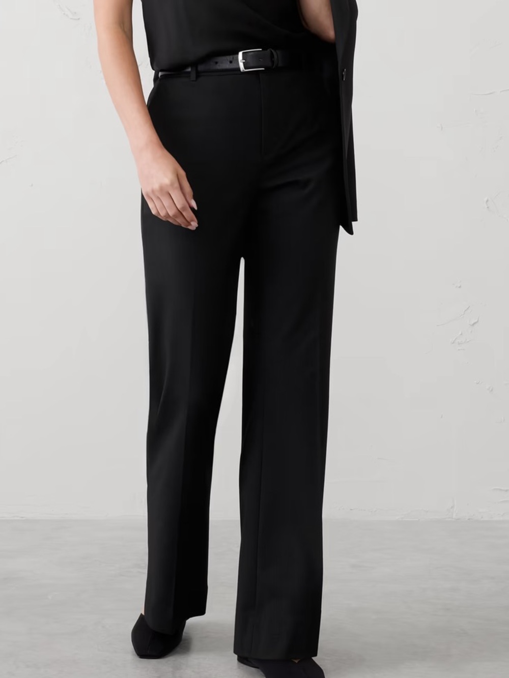 NWOT Banana Republic Factory Bootcut High-rise Sculpted Trouser- size petite 4